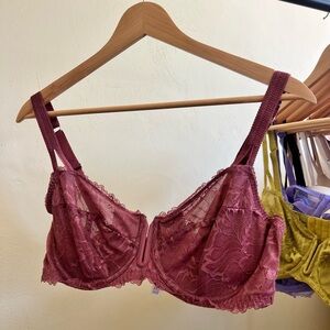 Auden Women's Lace Unlined Balconette Bra 40C